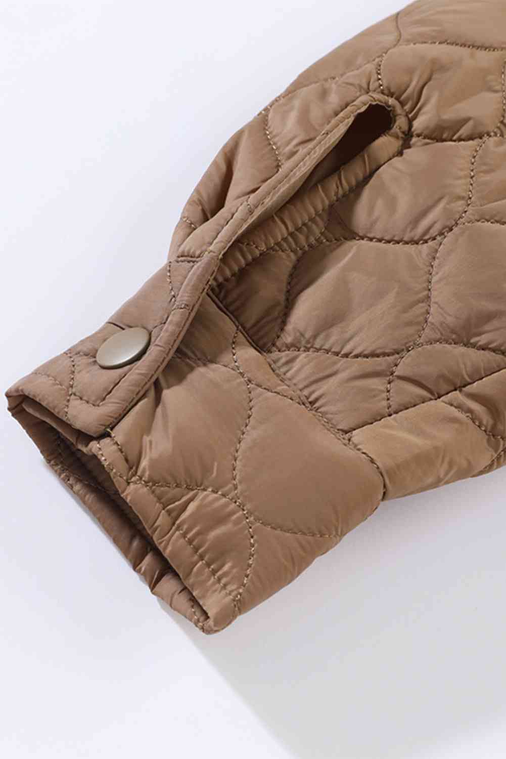 Snap Down Collared Winter Coat