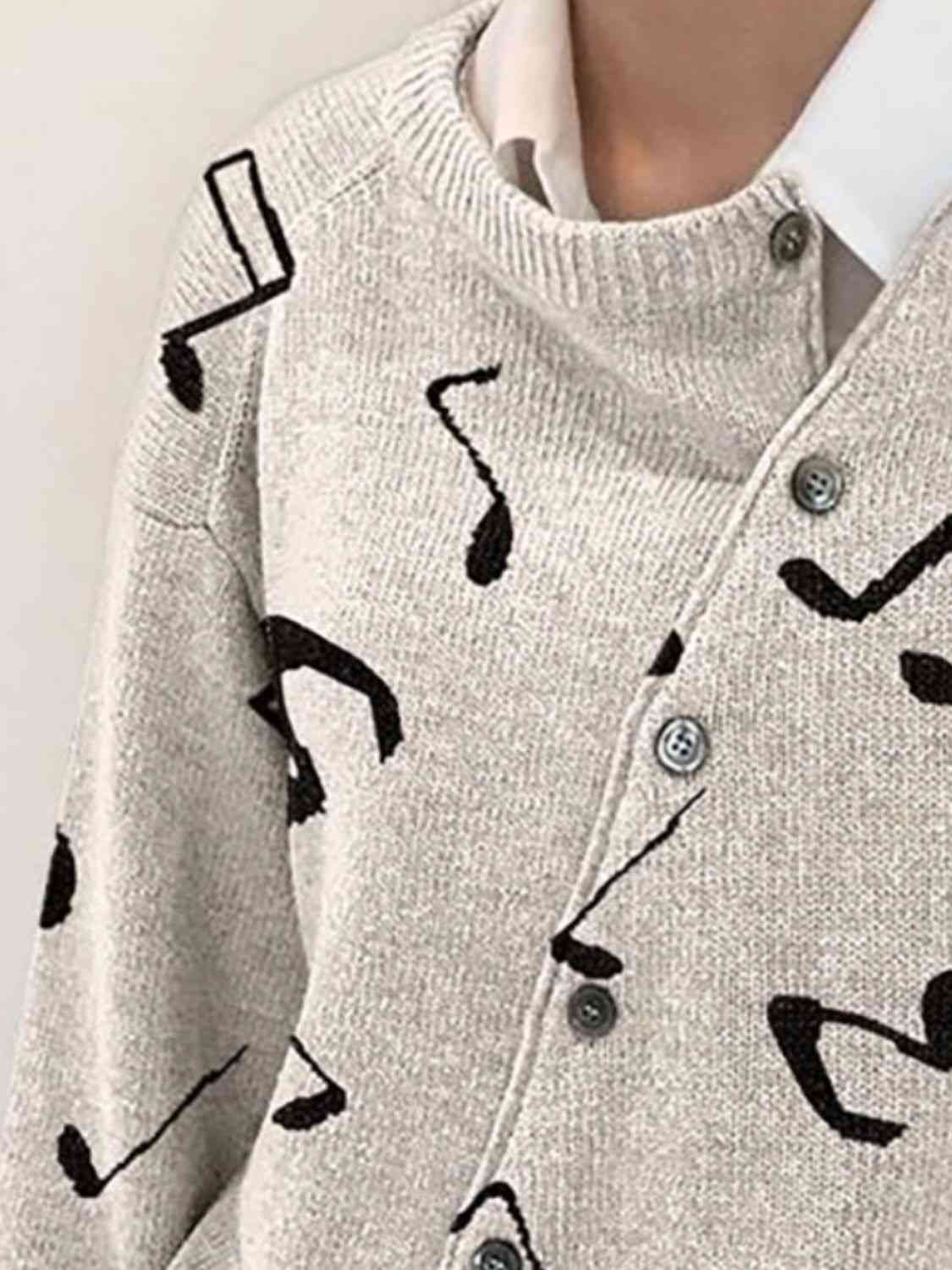 Buttoned Cardigan