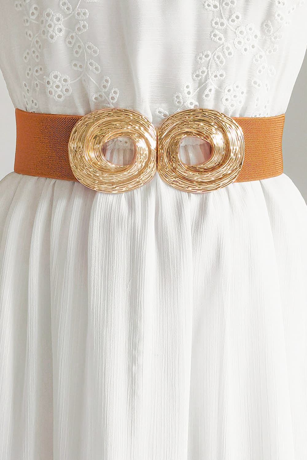 Round Gold Piece Belt