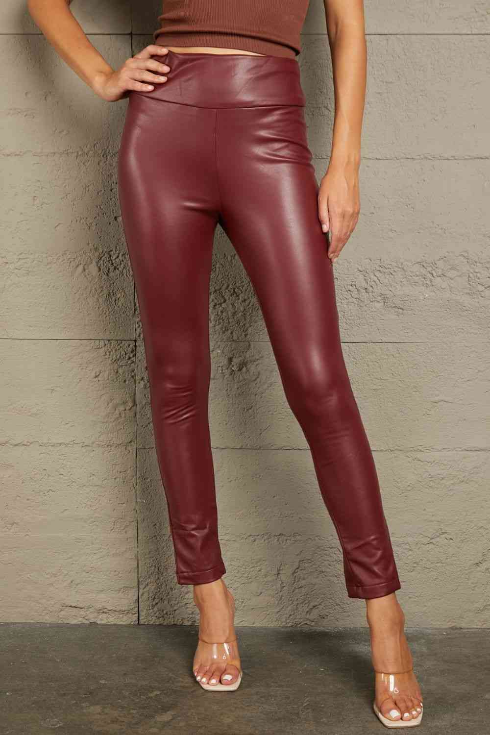 Double Take High Waist Straight Pants