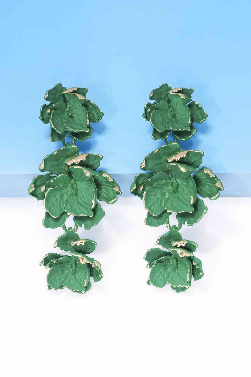 Flower Shape Dangle Earrings