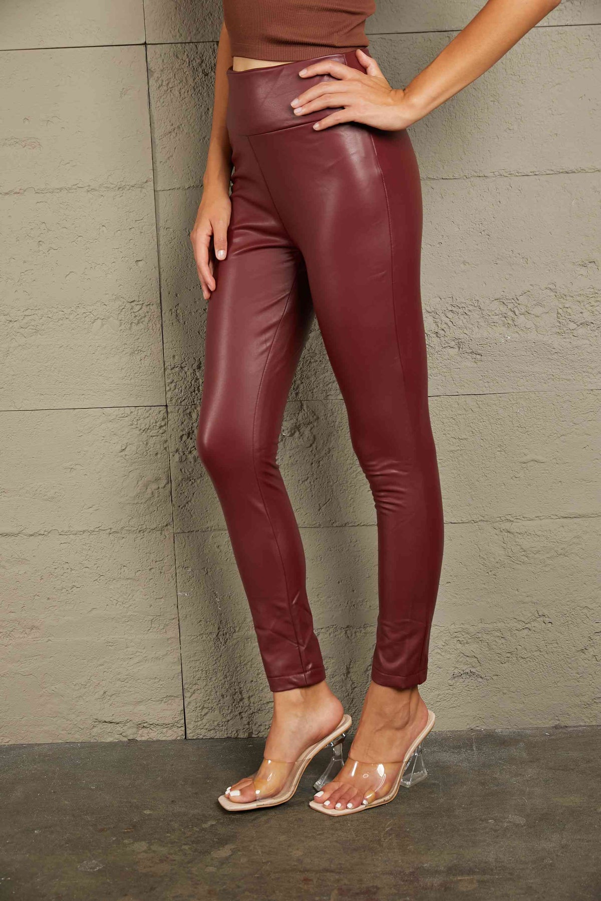 Double Take High Waist Straight Pants